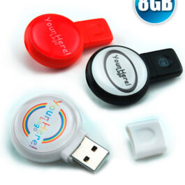 Pen drive personalizado redondo