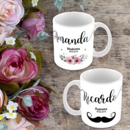 Caneca Porcelana Personalizada- 325ml