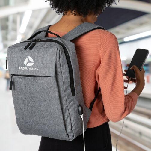 Mochila de Nylon USB 21L - Imagem 7