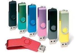 Pen Drive Giratório Cores