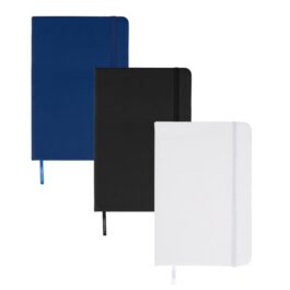 Caderneta Emborrachada 21 cm x 14 cm.