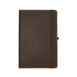 Caderneta em Couro Sintético 21 x 14 com Pauta.