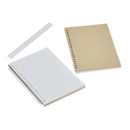 Caderno A5 Kraft com Pauta.