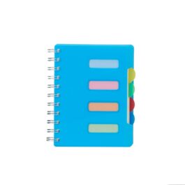 Caderno Pequeno com Divisórias.