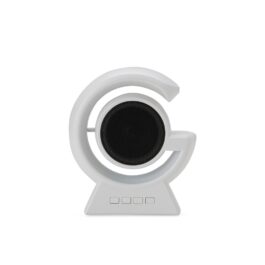 Caixa de Som com Luminária.