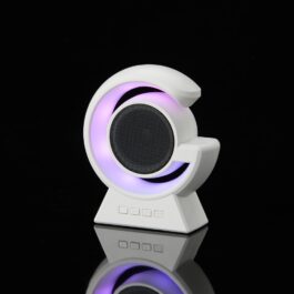 Caixa de Som com Luminária.