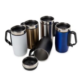 Caneca Inox Parede Dupla 250 ml.