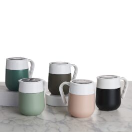 Caneca Térmica Inox 500ml com Display LED.