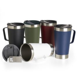 Caneca Térmica Inox com Abridor 500ml.
