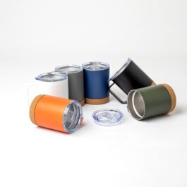 Caneca Térmica com Cortiça de 400ml.