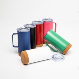 Caneca Térmica com Cortiça de 500ml.