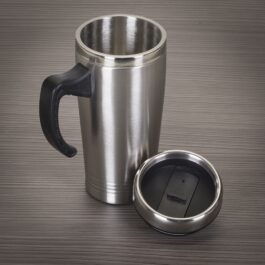 Caneca inox 450ml.