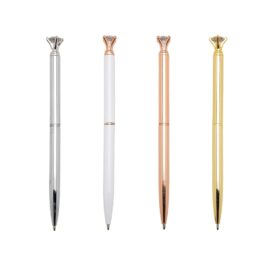 Caneta Metal Diamante.