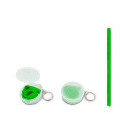Canudo Silicone com Estojo.