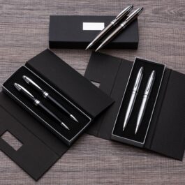 Conjunto Caneta e Lapiseira Metal.