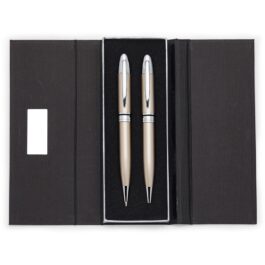 Conjunto Caneta e Lapiseira Metal.