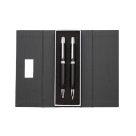 Conjunto Caneta e Lapiseira Metal.