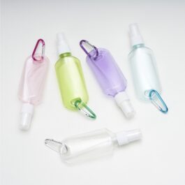 Frasco Plástico 100ml com Mosquetão.
