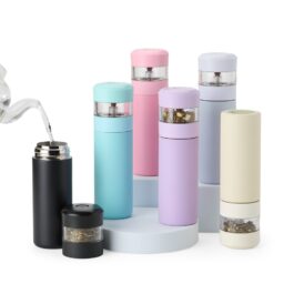 Garrafa Térmica 350ml com Infusor.