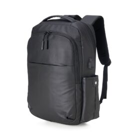 Mochila Couro Sintético USB 20 Litros.