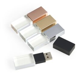 Pen Drive Vidro 4GB/8GB/16GB/32GB/64GB.