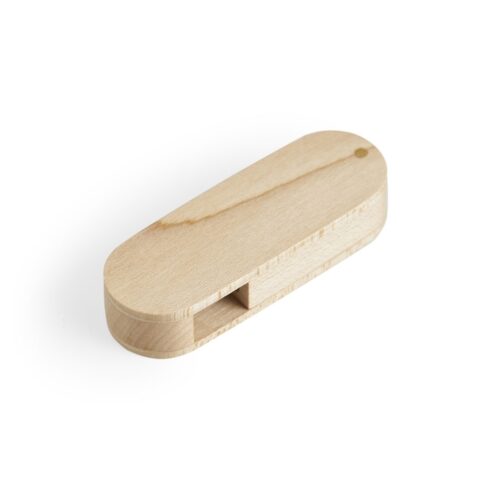 Pen Drive de Madeira Giratório 4GB/8GB. - Imagem 2