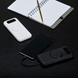 Power Bank 10.000mAh com Carregamento via Indução ou via Cabo.F