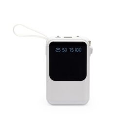 Power Bank 10.000mAh com Lanterna e Multissaídas.