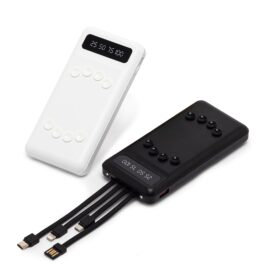 Power Bank 10.000mAh com Lanterna e Multissaídas.