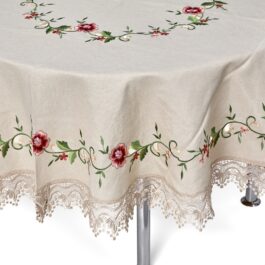 Toalha de Mesa Redonda 1,80 M x 1,80 M.
