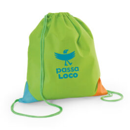 BISSAYA. Sacola tipo mochila em non-woven