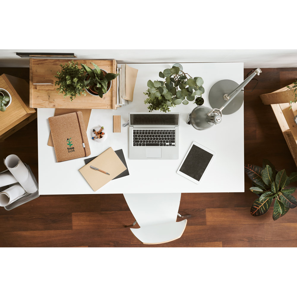 SERPE. Pasta A4 em cortiça com bloco de 40 páginas lisas - Imagem 2