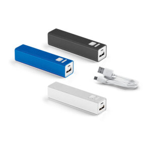 LEO 2'2. Bateria portátil em alumínio com capacidade de 2'200 mAh