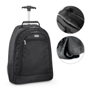 NOTE. Mochila trolley para notebook 15'6'' em 1680D e 300D com 2 rodas 24 L