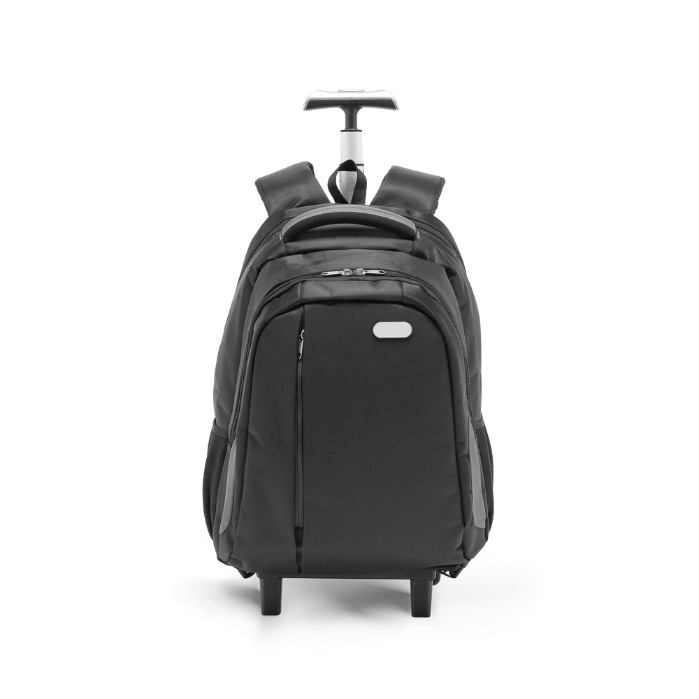 MIAMI. Mochila trolley para notebook 17'' em Nylon 999 impermeável com 2 rodas e sistema de proteção integrado 30 L - Imagem 2