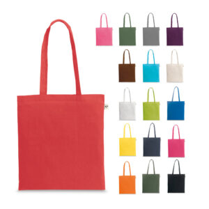 MEXICO. Sacola em algodão reciclado e poliéster reciclado sem tingimento (140 g/m²) sem tingimento