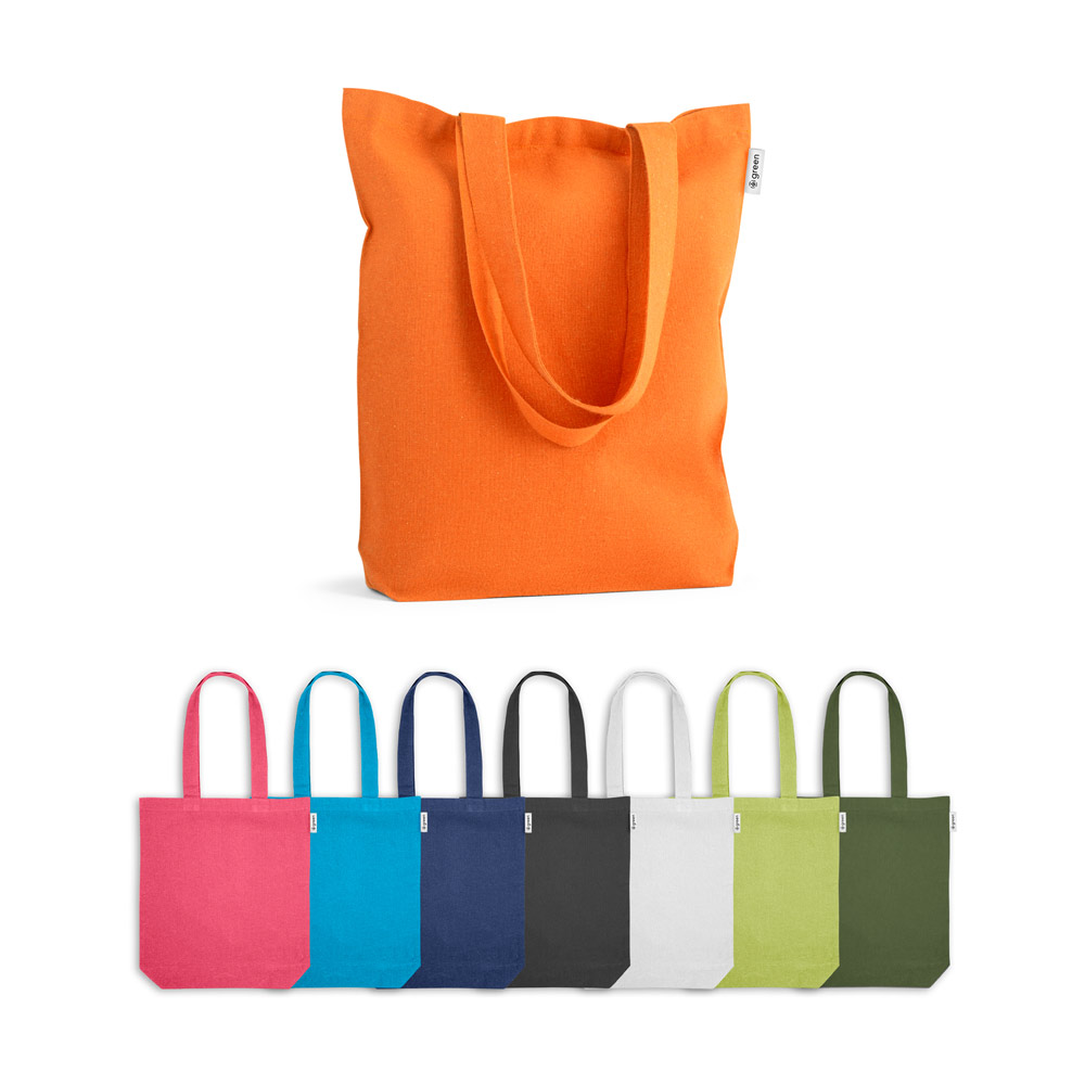 MERIDA. Sacola em 50% algodão, 30% algodão reciclado e 20% poliéster reciclado (220 g/m²)