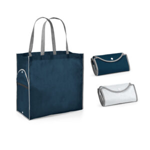 PERTINA. Sacola dobrável em TNT (80 g/m²) com alças