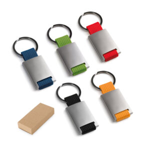 GRIPITCH. Chaveiros em metal e em webbing