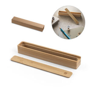 BAMBOX. Estojo em bambu natural para 1 esferográfica