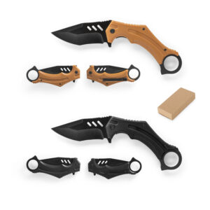 LIAM. Canivete dobrável em aço inox e cabo em plástico