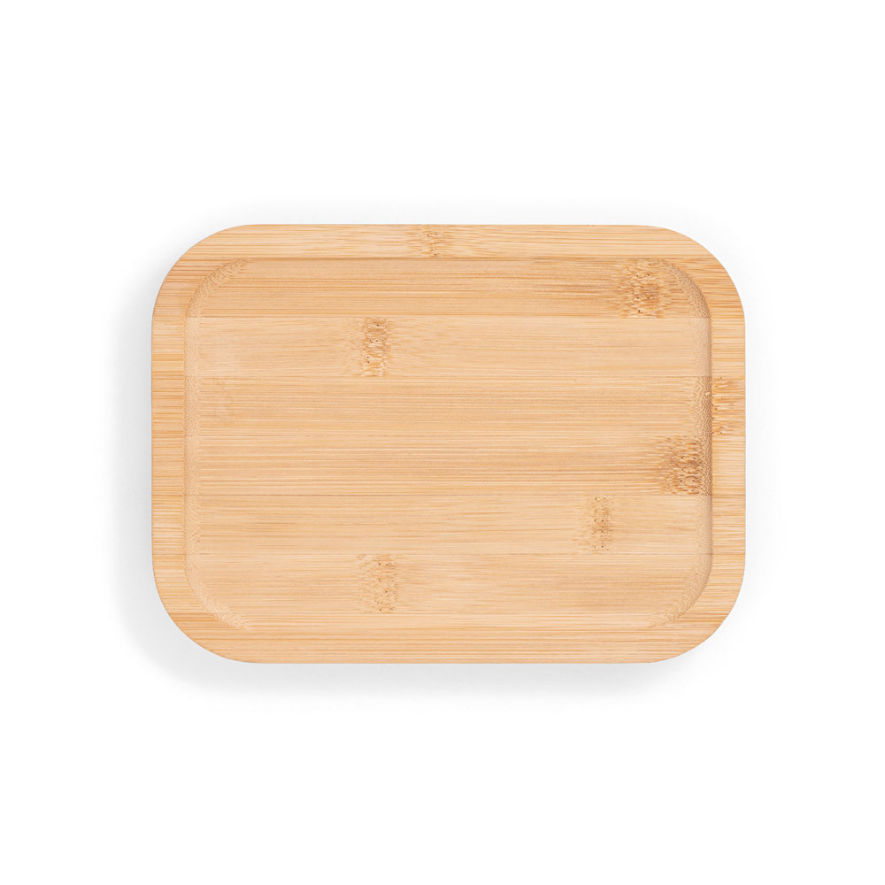 PORTOBELLO. Lancheira. Marmita em vidro borossilicato e tampa em bambu 1 L - Imagem 5