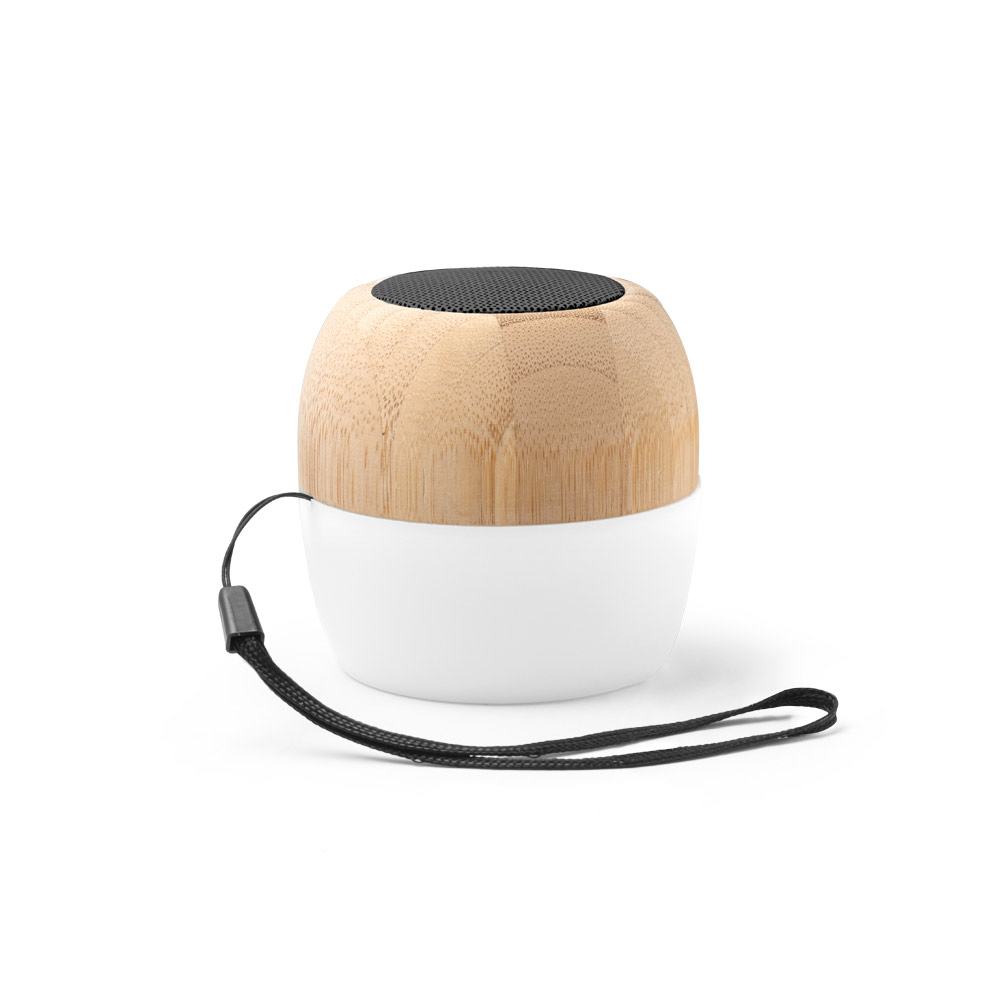 KALAM. Caixa de som portátil em bambu e PP com microfone e autonomia de 2h - Imagem 2