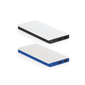 LUMINA X. Bateria portátil em ABS com LED e capacidade de 10'000 mAh