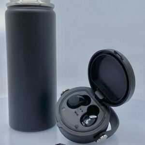 Garrafa Térmica Em Inox Com Earbuds