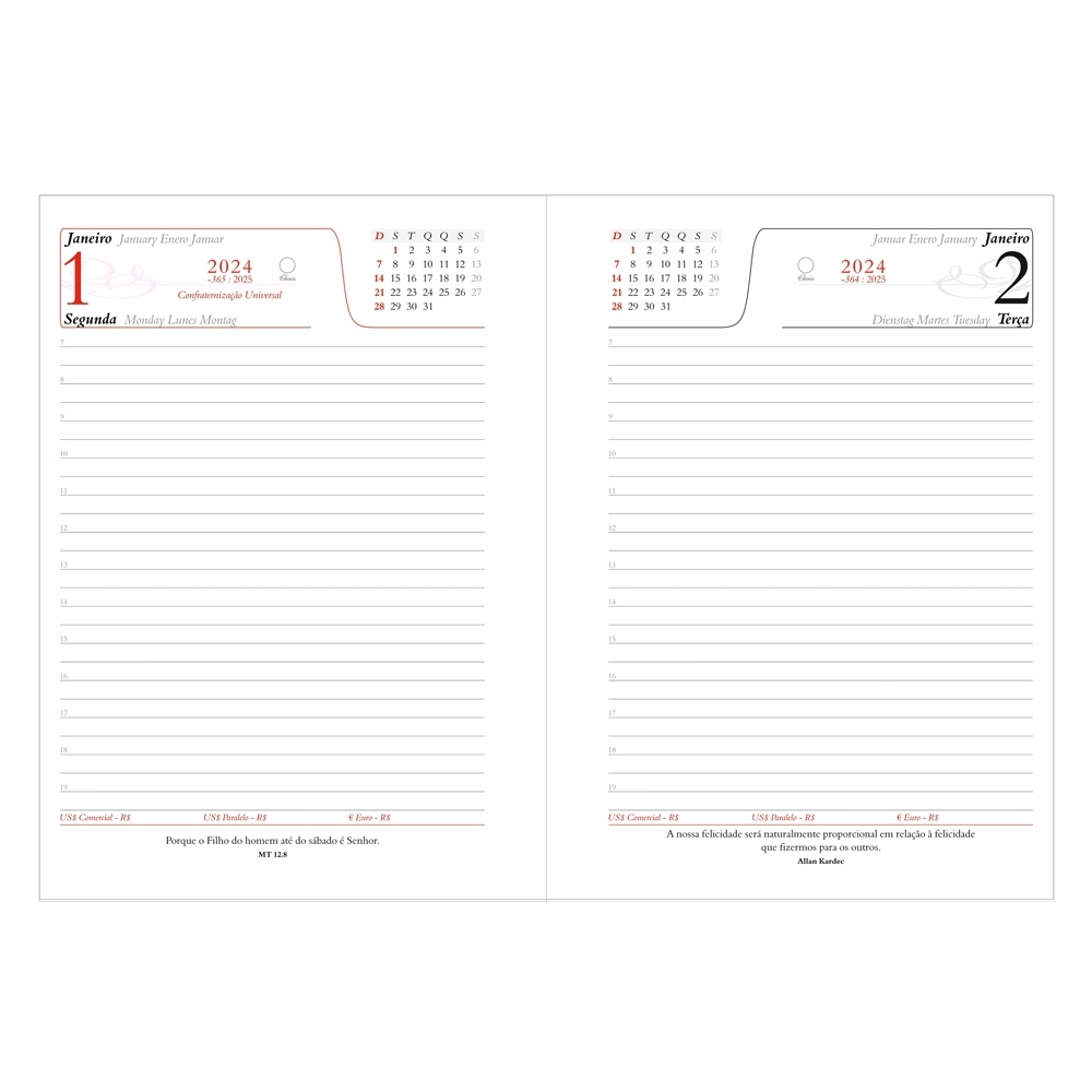 Agenda Diária 2024 - Imagem 6