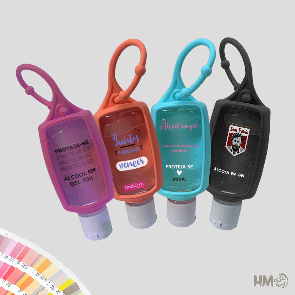 Alcool em Gel Chaveiro Personalizado