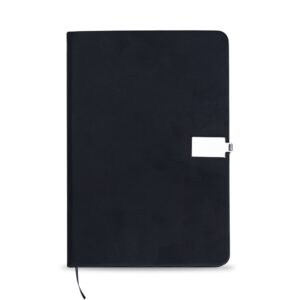 Bloco de Anotações com Fecho.