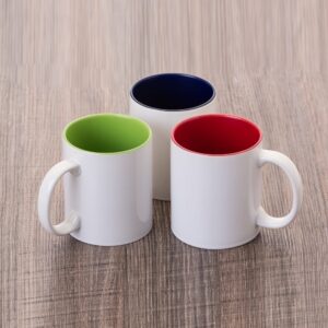 Caneca Cerâmica Colorida 350ml