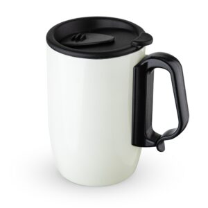 Caneca Inox Parede Dupla 350 ml.